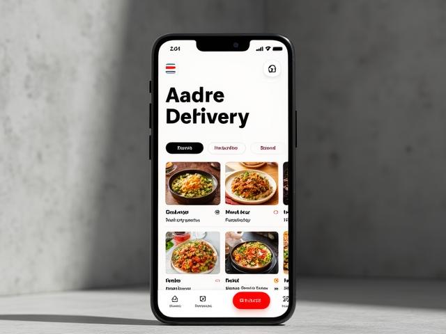Mockup App Food Delivery